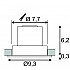 Встраиваемый светодиодный светильник SLV New Tria Led DL Round Set 113901