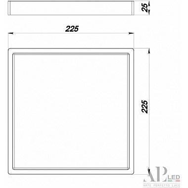 Точечный светильник Ingrid 3322.LDF2004M/18W/4K