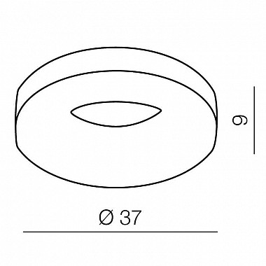 Накладной светильник Azzardo Ring C AZ0586