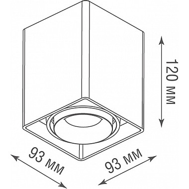 Точечный светильник Lumme DL18611/01WW-SQ Champagne