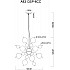 Подвесная люстра Molecule A8313SP-6CC