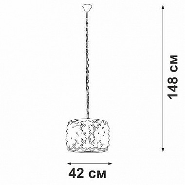 Подвесная люстра Vitaluce V5351-8/5