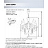 Подвесная люстра Rimon WD3594/5H-WT-CL