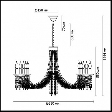 Подвесная люстра Capel 5063/10