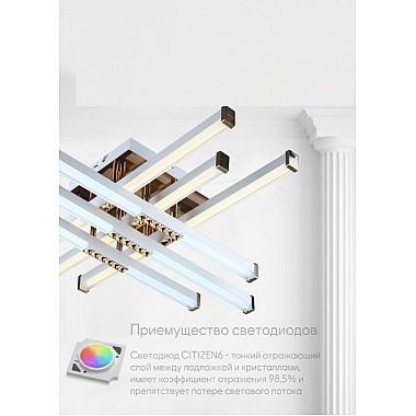 Потолочная люстра Imrus WD7512/10C-WT-GD