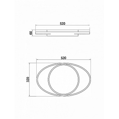 Потолочная люстра Cosmic FR10015CL-L62B