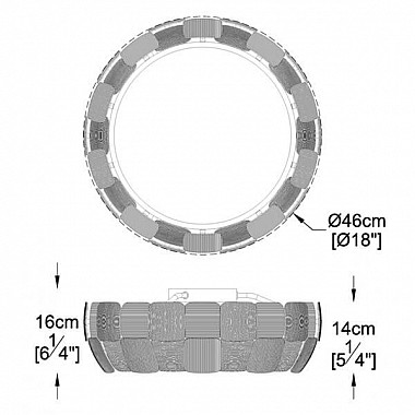 Потолочная люстра Zumaline Sole C0317-04C-S8A1