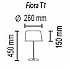 Настольная лампа TopDecor Fiora T1 17 04sat