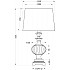 Интерьерная настольная лампа 22-86946