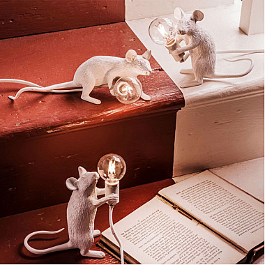 Интерьерная настольная лампа Mouse Lamp 15220