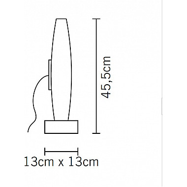 Интерьерная настольная лампа Kika D31B0101