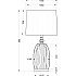 Интерьерная настольная лампа 22-87755