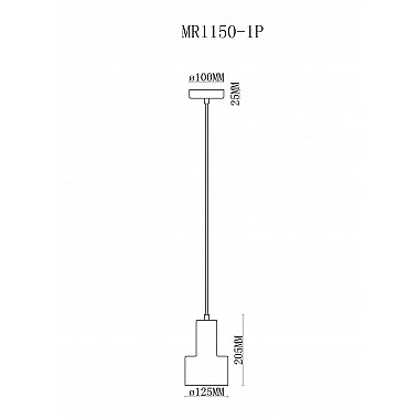 Подвесной светильник Lima MR1150-1P