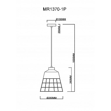 Подвесной светильник Hill MR1370-1P