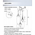 Подвесной светильник Dzhenis WD4004/3P-BK-PK