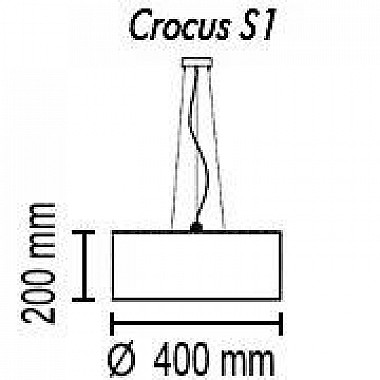 Подвесной светильник TopDecor Crocus Glade S1 01 09g