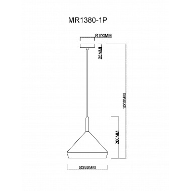 Подвесной светильник Adele MR1380-1P