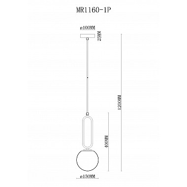 Подвесной светильник Pierre MR1160-1P