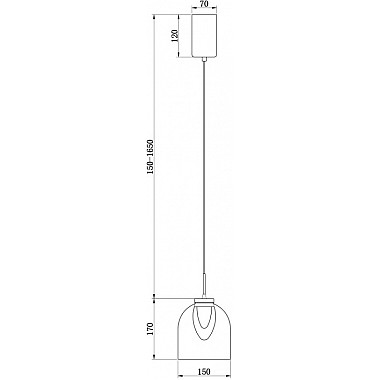 Подвесной светильник Fume FR5399PL-L4BS1