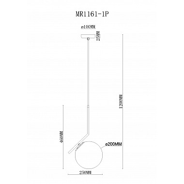 Подвесной светильник Pierre MR1161-1P