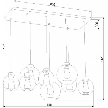 Подвесной светильник Cubus 4113 Cubus