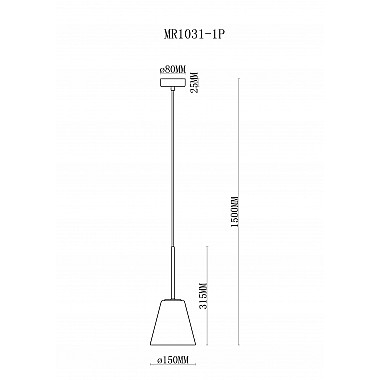 Подвесной светильник Stiven MR1031-1P