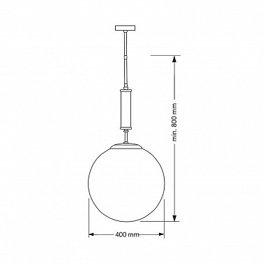 Подвесной светильник Kutek Mood Artu Glass ART-ZW-1 (N) G400