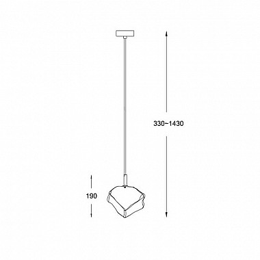 Подвесной светильник Zumaline ROCK P0488-01F-F4AC