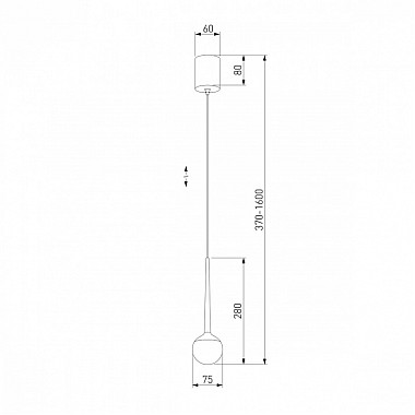 Подвесной светильник DLS028 DLS028 6W 4200K белый