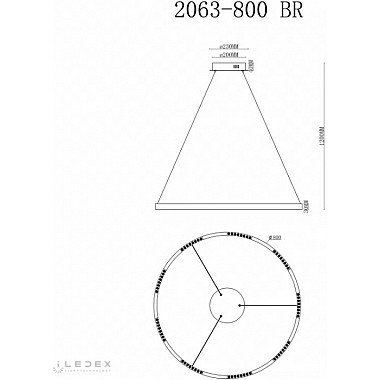 Подвесной светильник Vision 2063-D800 BR