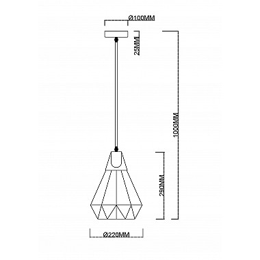 Подвесной светильник Brigitte MR1405-1P