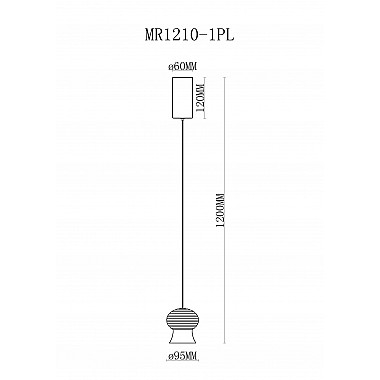 Подвесной светильник Jane MR1210-1PL