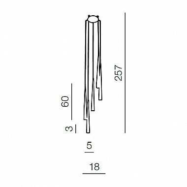 Подвесной светильник Azzardo Stylo 5 AZ0119