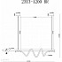 Подвесной светильник Cross 2313-1200 BR