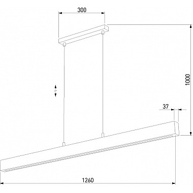 Подвесной светильник Teo 1389 Teo Led