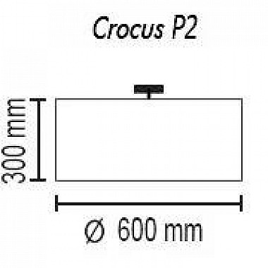 Потолочный светильник TopDecor Crocus Glade P3 01 03g