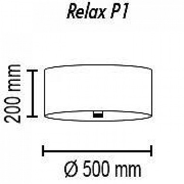 Потолочный светильник TopDecor Relax P1 10 07g