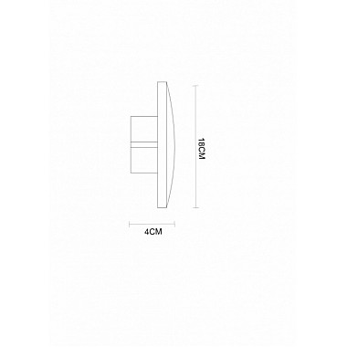 Настенный светильник Nimbo A1510AP-1BK