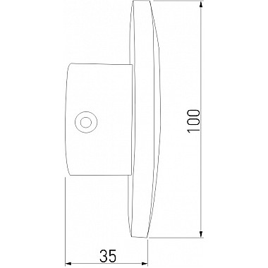 Настенный светильник Mini Disc MRL LED 1126 черный жемчуг