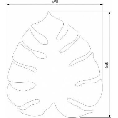 Настенный светильник Monstera 5822 Monstera