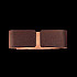 Настенный светильник Ideal Lux Clip AP2 Small Corten 187365