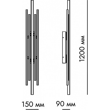 Настенный светильник Spacer WL203