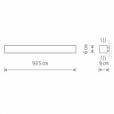 Настенный светильник Nowodvorski Soft Wall Led 90x6 7534