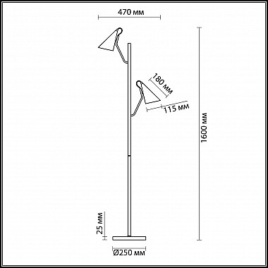 Торшер Lumion Watson 4439/2F