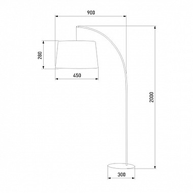 Торшер TK Lighting 5075 Hang