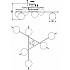 Потолочная люстра Nostalgia MOD048CL-06G