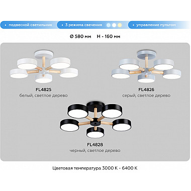 Потолочная люстра Comfort FL4825