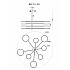 Потолочная люстра Eva MR1221-8CL