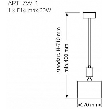 Потолочная люстра ARTU ART-ZW-1(N/А)