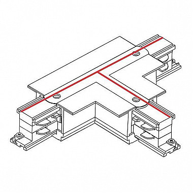 Коннектор T-образный левый 1 Nowodvorski Ctls Power 8247